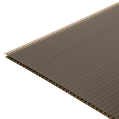 Twinwall Polycarbonate Sheet Bronze 6000mm - All Sizes