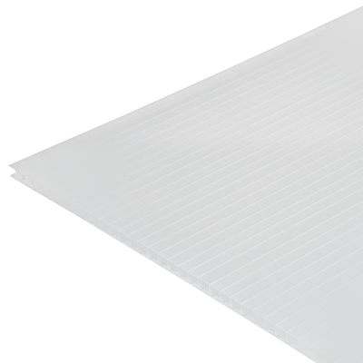 Twinwall Polycarbonate Sheet Opal 5000mm - All Sizes