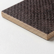 Brown textured mat on a white background
