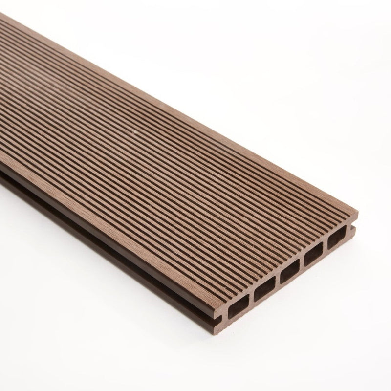 Triton Composite Decking Board – Brown | Affordable Uncapped WPC Decking