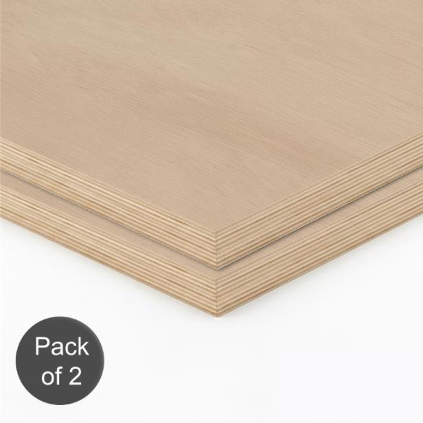 Hardwood Plywood (EN636-2) 25mm Pack of 2