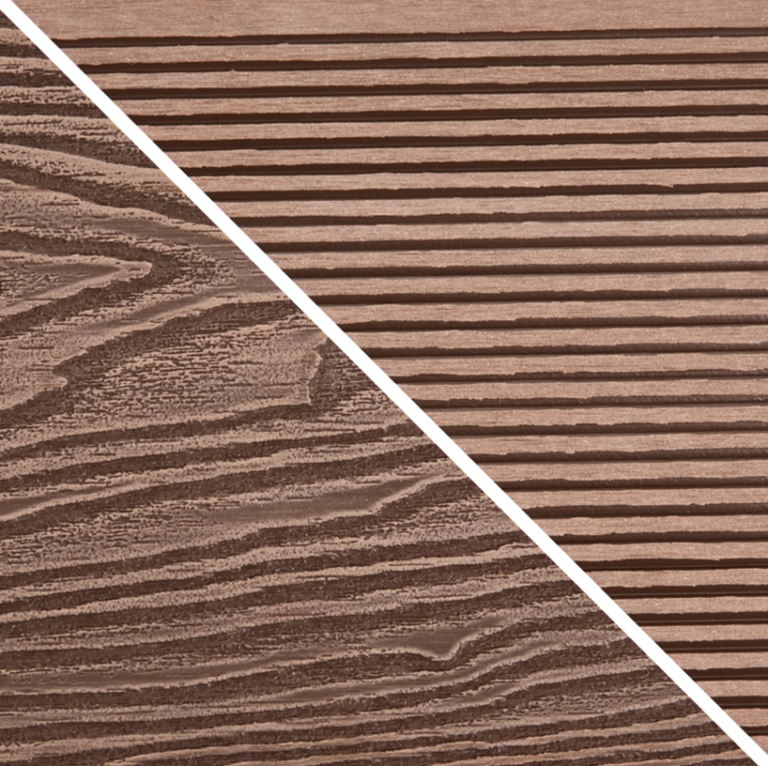 Triton Composite Decking Board – Brown | Affordable Uncapped WPC Decking