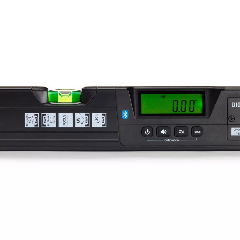 Hultafors Digital Spirit Level DM Pro Precision With 360 Degree Measurement And Magnified Vials For Pros