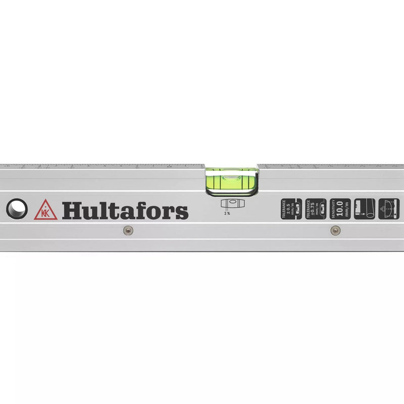 Hultafors Spirit Level IV 40 Magnet With Centre Point Scale For Metal Surfaces For Installers And Builders