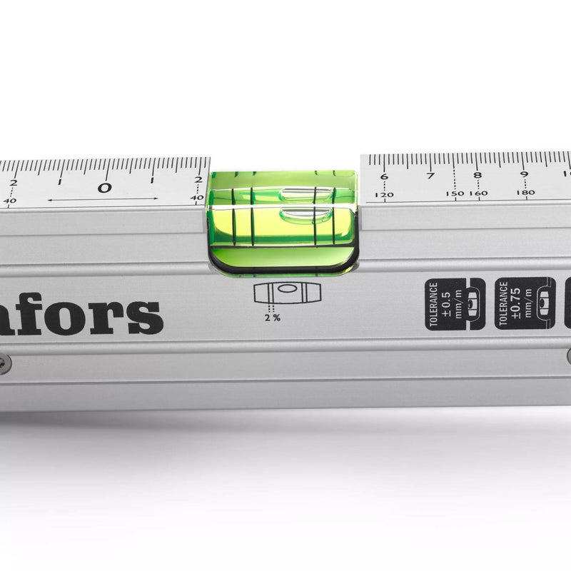Hultafors Spirit Level IV 40 Magnet With Centre Point Scale For Metal Surfaces For Installers And Builders