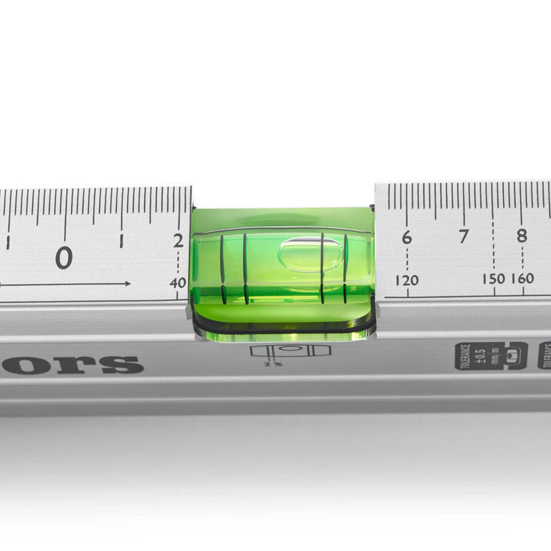 Hultafors Spirit Level IV 40 Magnet With Centre Point Scale For Metal Surfaces For Installers And Builders