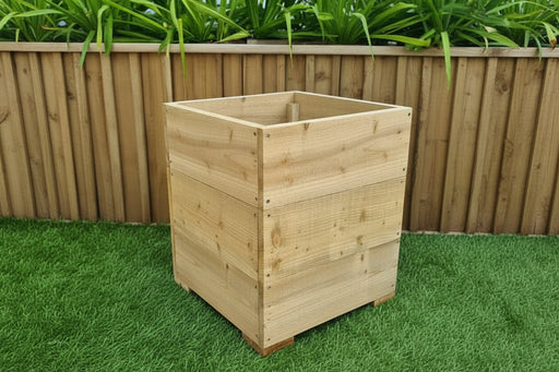 40cm Square wooden Planter in 4 heights - Plywood ETC