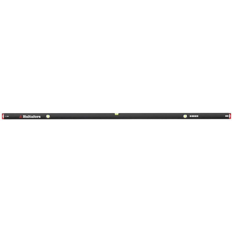 Hultafors Spirit Level HV Aluminium 0.029 Degree Accuracy, 30% Magnification Lens, Luminescent Reflector for Builders