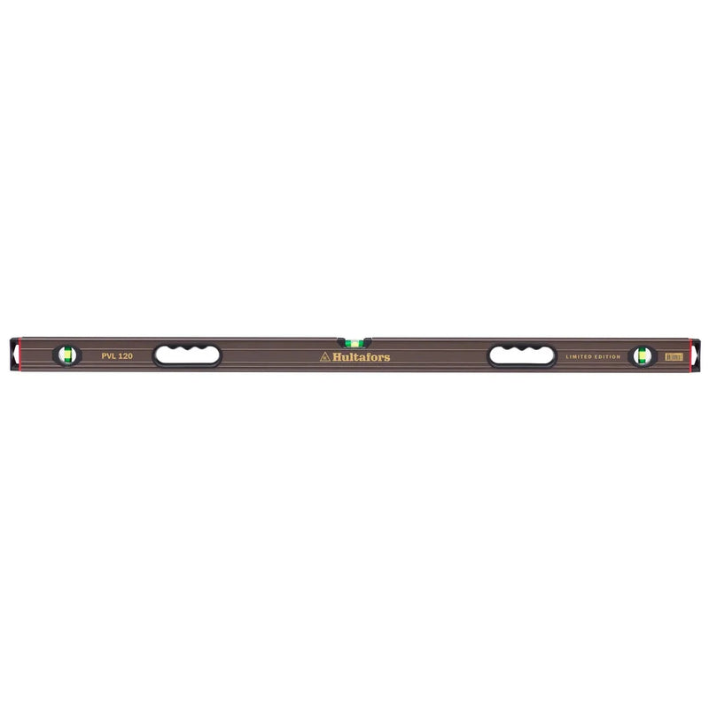Hultafors Spirit Level PVL 120 Limited Edition For Professionals, Integrated Handles, Sixty Percent Magnification Vials