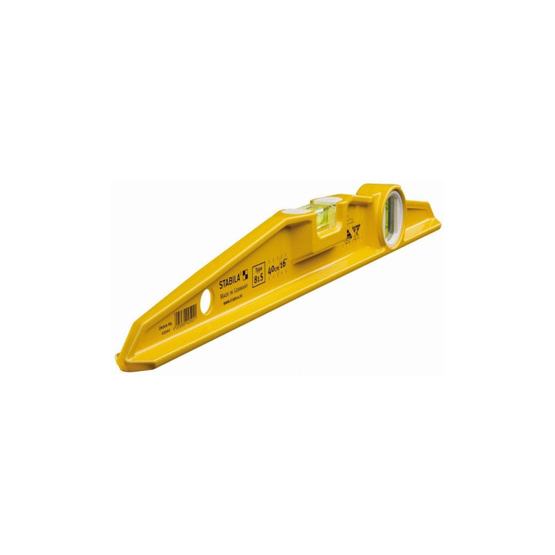 Stabila Spirit Level 81S Bevelled For Bricklayers And Pros Rugged Die Cast Aluminium