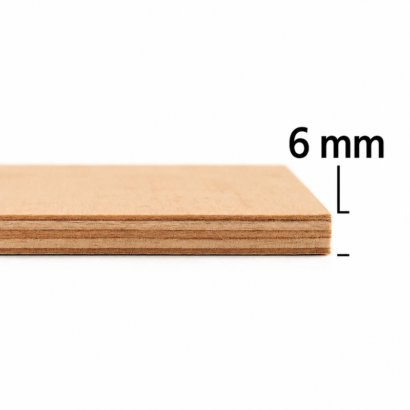 6mm Marine Plywood Complies With BS1088 - Pack of 2