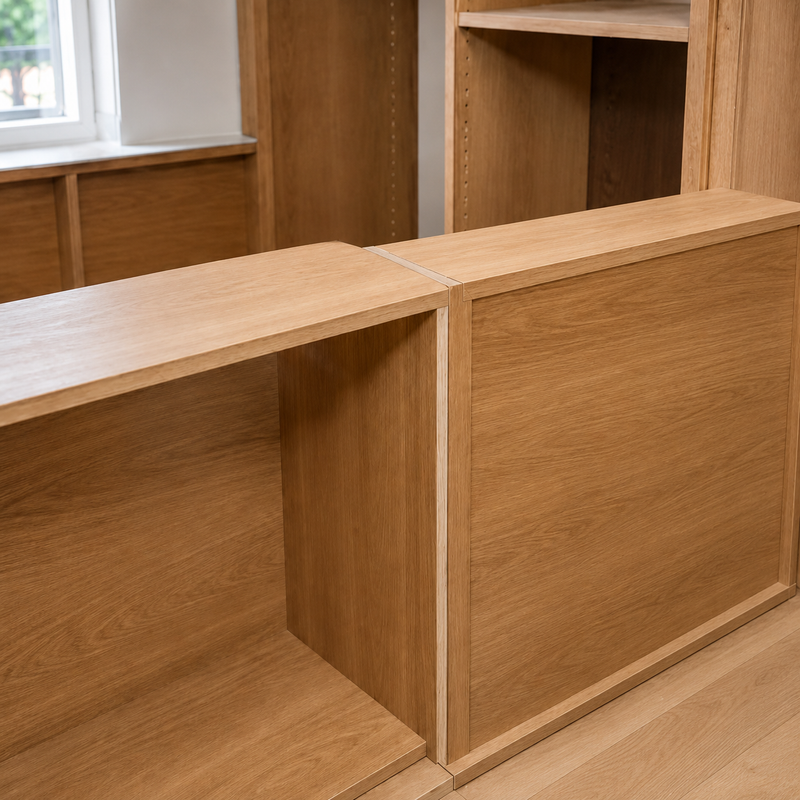 6mm Oak Veneer Plywood Single Sided Oak Faced Ply machine cabinet