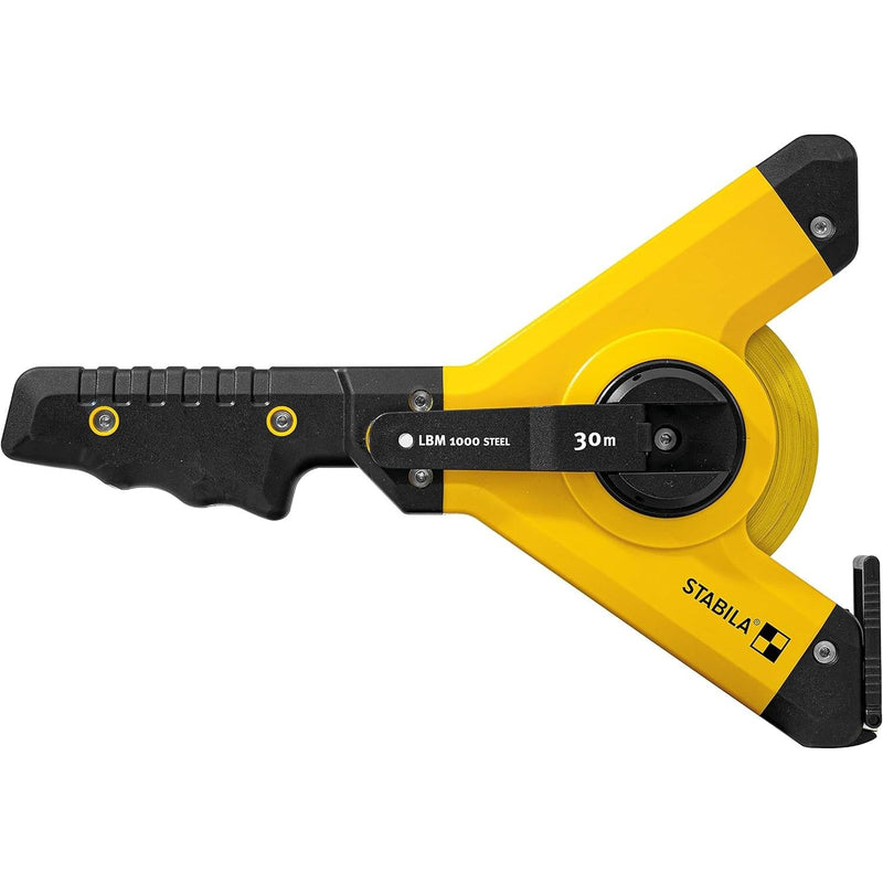 Stabila Tape Measure LBM 1000 Open Steel For Professionals With Shatterproof Y Frame Universal Hook