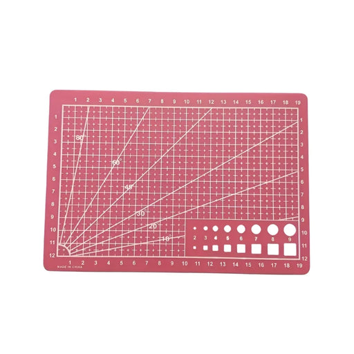 Pink A5 Double-sided Cutting Mat - Ultra Thin Mat - Plywood ETC