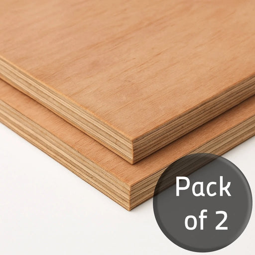 9mm Marine Plywood Complies With BS1088 - Pack of 2 by Arranwood
