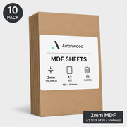 A2 Pack 10 MDF Sheets