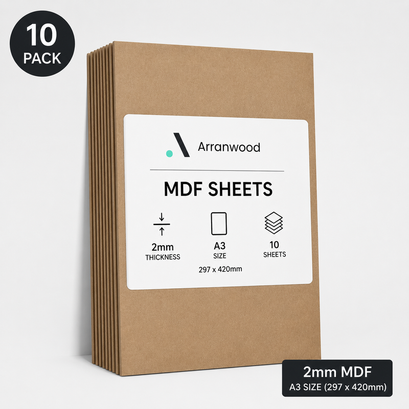 A3 Pack 10 MDF Sheets
