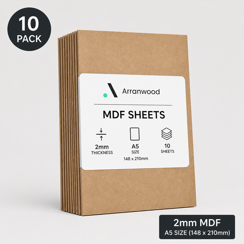 A5 Pack 10 MDF Sheets
