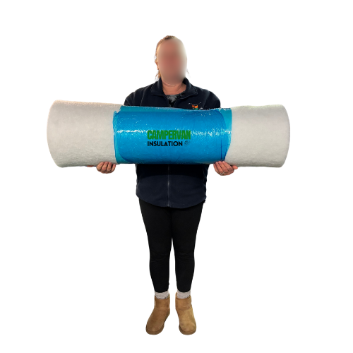 50mm Adhesive Camper Van Thermal Insulation White Fleece Absoft Material