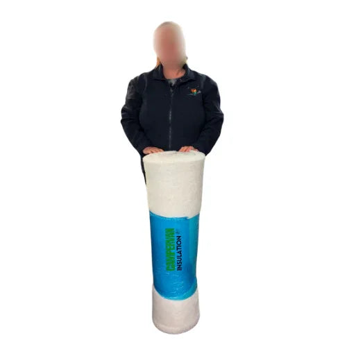 50mm Adhesive Camper Van Thermal Insulation White Fleece Absoft Material