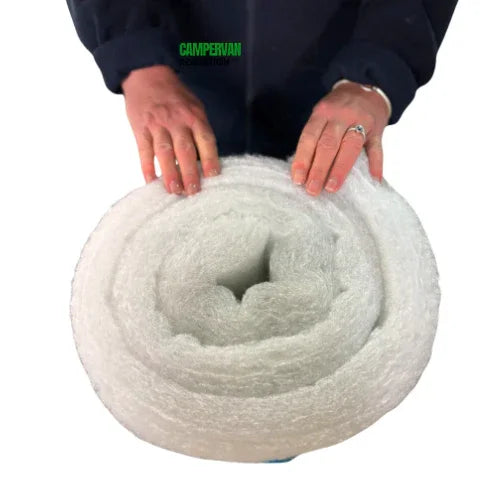 50mm Camper Van Thermal Insulation White Fleece Absoft Material