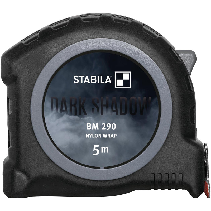 Stabila Dark Shadow Tape Measure 5m Metric BM290 Limited Edition With Robust Build