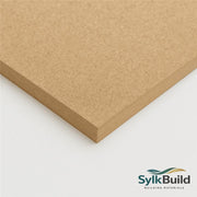 Brown sheet of material on a white background with SylkBuild logo.