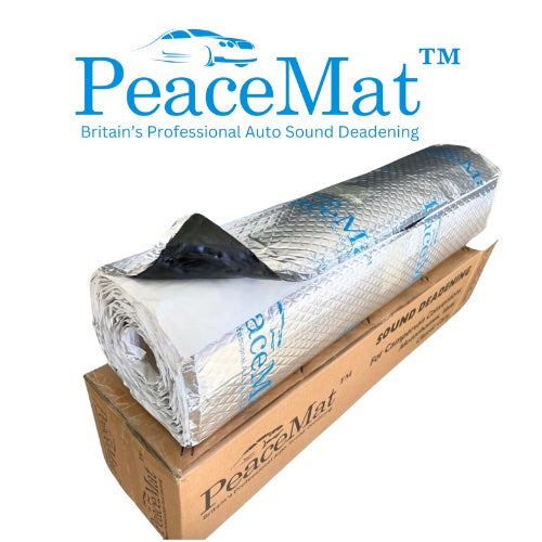 Camper Van Sound Deadening Mat, PeaceMAT XR 6m Roll in Silver
