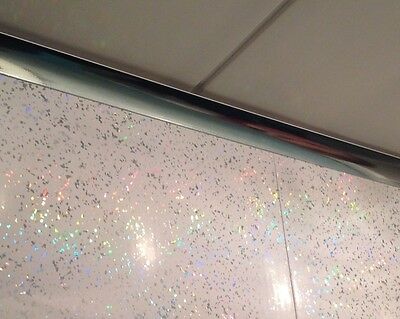 Finishing Profiles For 8mm And 10mm Wetwall Panels PVC Trims White Or Silver 2.7m Long