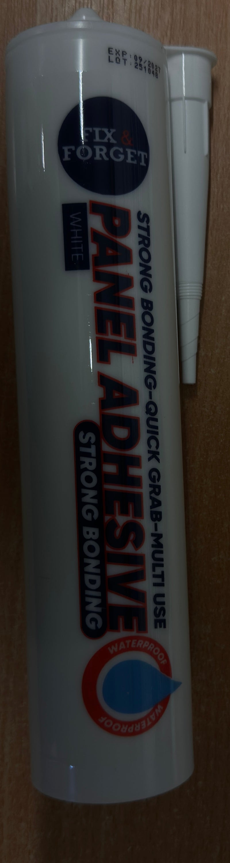 Adhesive For Wet Area Panels 8mm By 250mm Strong Bond For TG Joints In Wet Areas