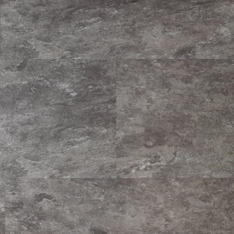 Grey Black Concrete Vinyl Planks Waterproof 5mm Thick Drop Down Click