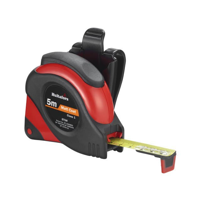Hultafors Tape Measure Big T Pocket 5m 16ft EC Class I Accuracy Clear View End Hook Ultra Tough Blade