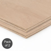 Two wooden panels stacked on a white background with 'Pack of 2' label.