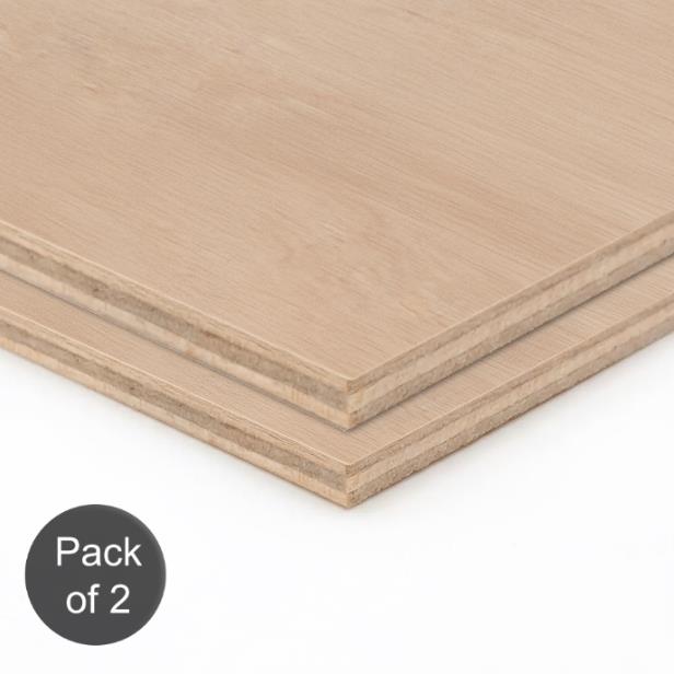 Two wooden panels stacked on a white background with 'Pack of 2' label.
