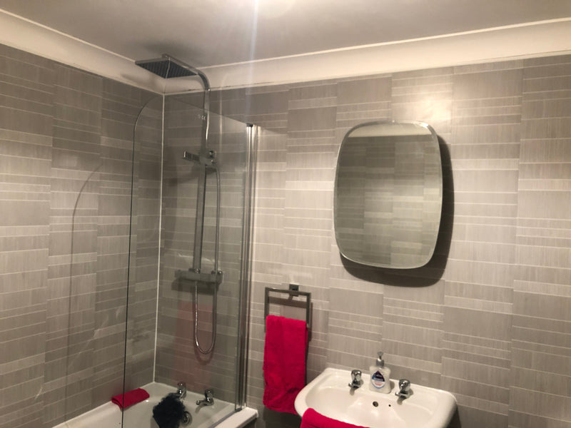 WetWall 8mm PVC Wall And Ceiling Panels Superior Strength Quick Fit And Wipes Clean