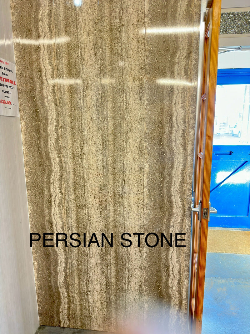 WetWall 8mm PVC Wall And Ceiling Panels Superior Strength Quick Fit And Wipes Clean