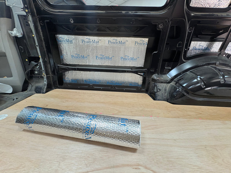 Camper Van Sound Deadening Mat, PeaceMAT XR 6m Roll in Silver