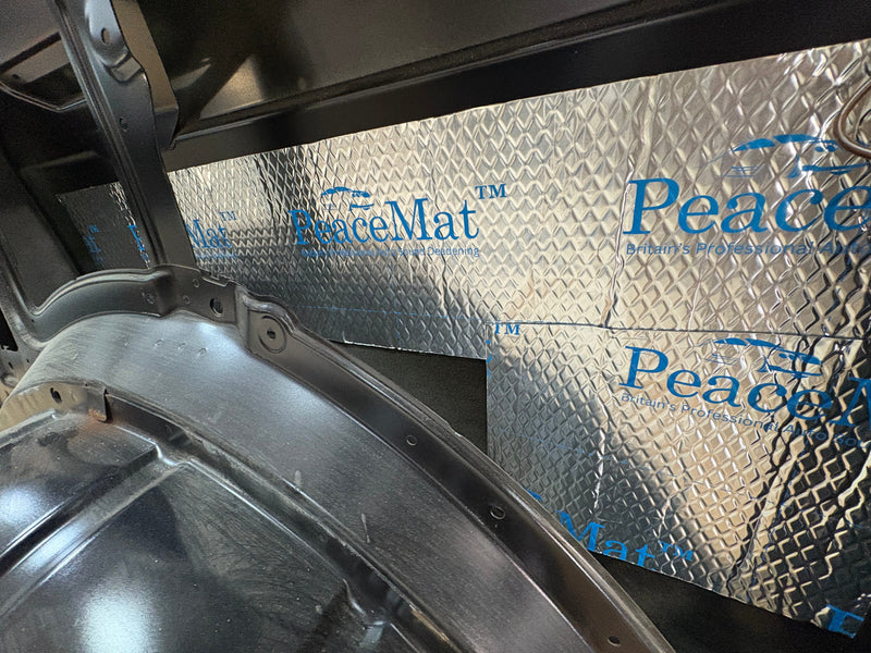 Camper Van Sound Deadening Mat, PeaceMAT XR 6m Roll in Silver