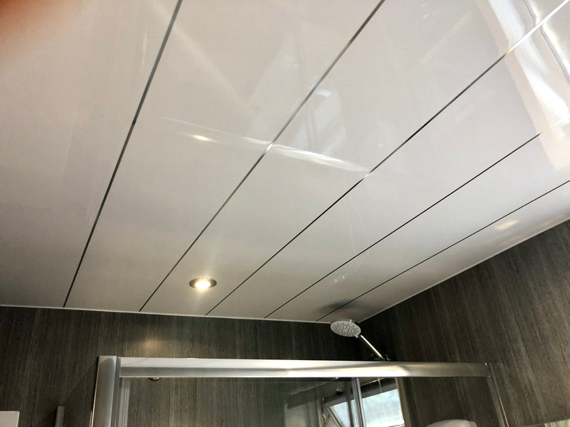 WetWall 8mm PVC Wall And Ceiling Panels Superior Strength Quick Fit And Wipes Clean
