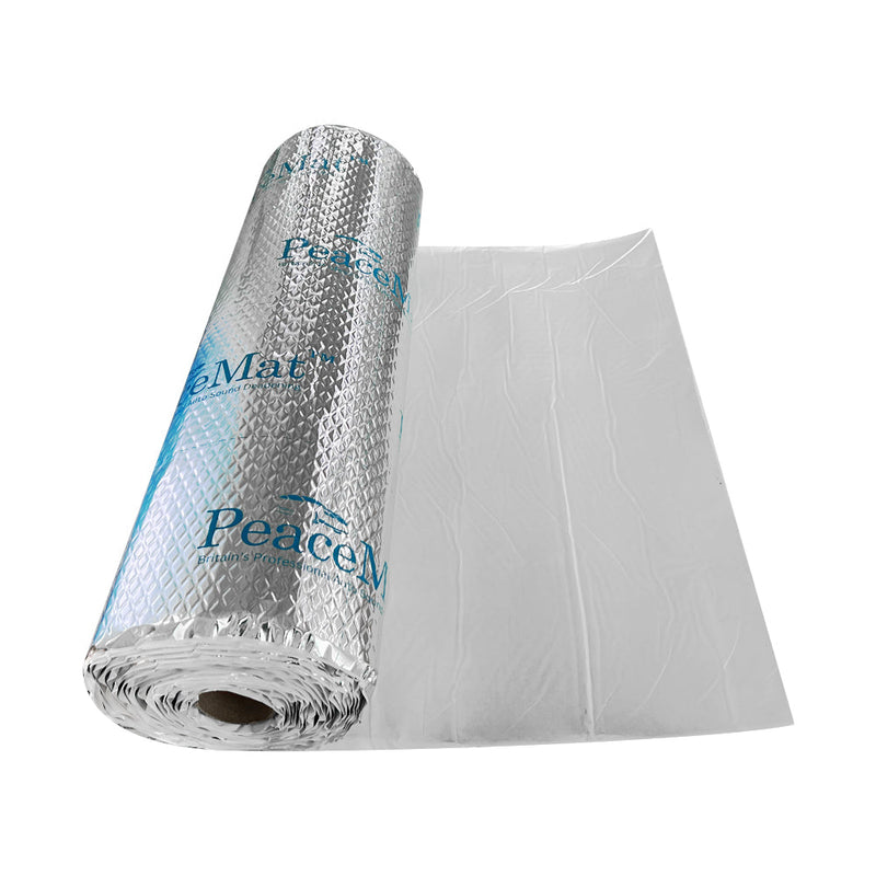 Camper Van Sound Deadening Mat, PeaceMAT XR 6m Roll in Silver