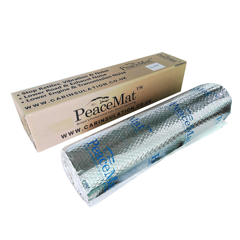 Camper Van Sound Deadening Mat, PeaceMAT XR 6m Roll in Silver