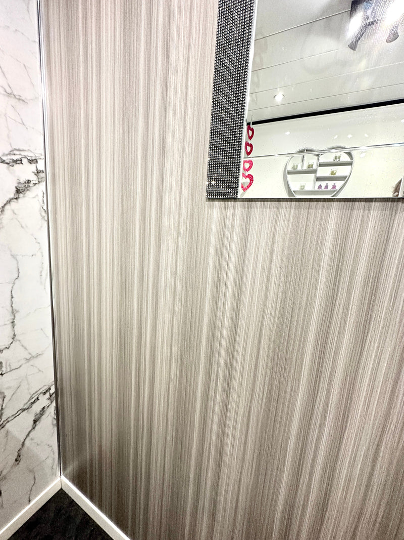 WetWall 8mm PVC Wall And Ceiling Panels Superior Strength Quick Fit And Wipes Clean