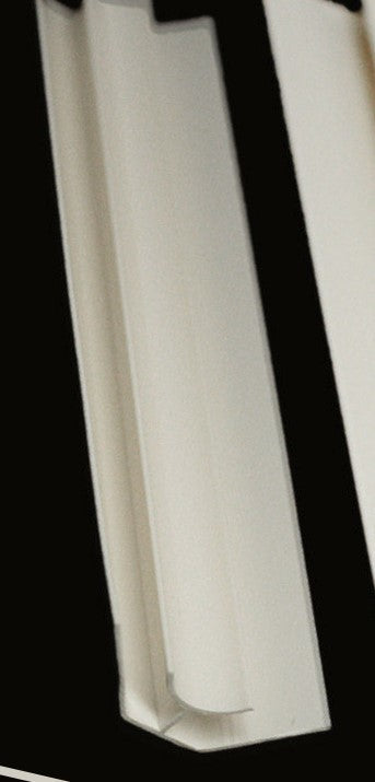 Finishing Profiles For 8mm And 10mm Wetwall Panels PVC Trims White Or Silver 2.7m Long