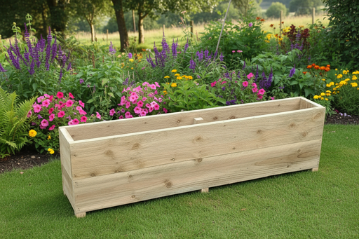 Large 2 Tier Planters wooden garden planters - Plywood ETC