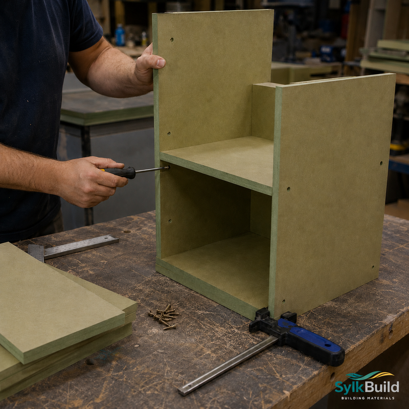 Moisture Resistant MDF board assembling