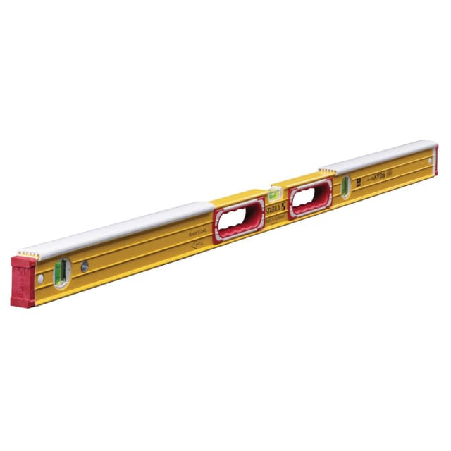 Stabila Masons Spirit Level 196-2-K With Protective Shield Extra Strong For Builders On Site