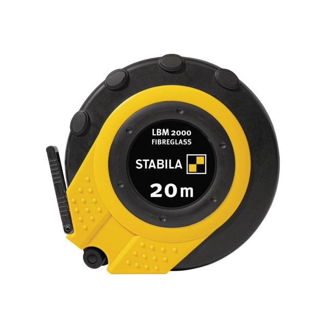 Stabila Tape Measure LBM 2000 Closed Fibreglass With Shatterproof Housing And Nylon Wrap Blade For Professionals