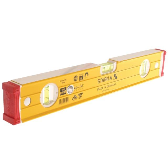 Stabila Magnetic Spirit Level 96-2-M Double Plumb Pro Removable End Caps For Tradespeople