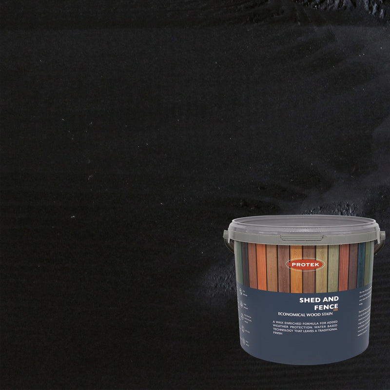Protek Black Shed Fence Paint