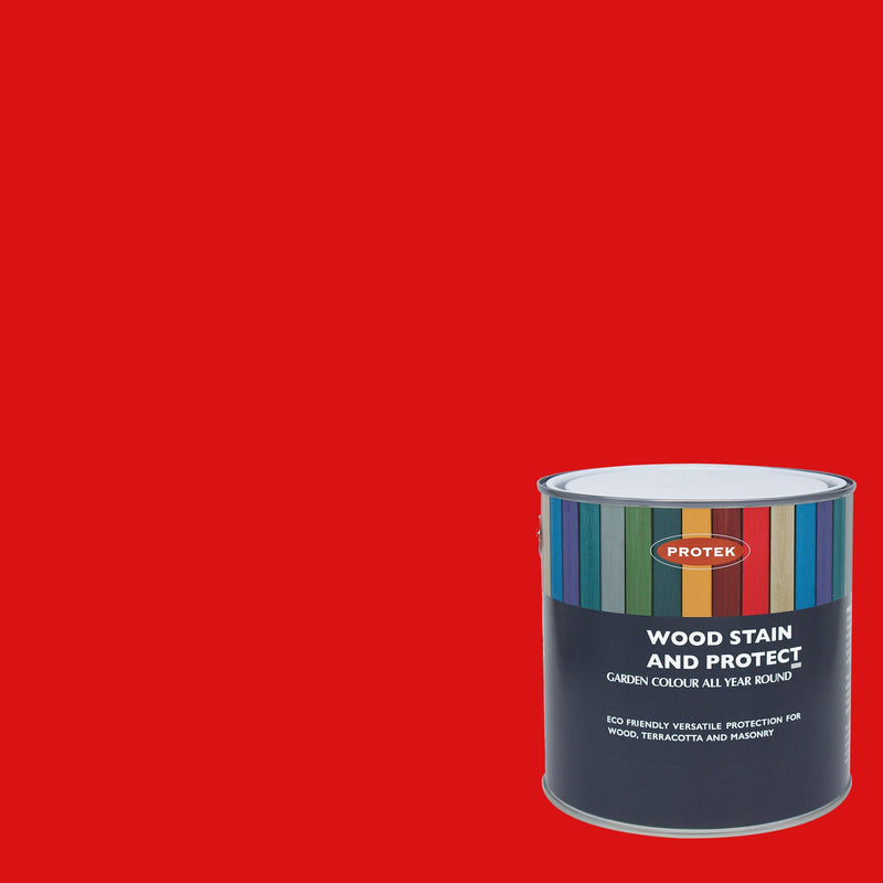 Fire Engine Red - Wood Stain & Protect